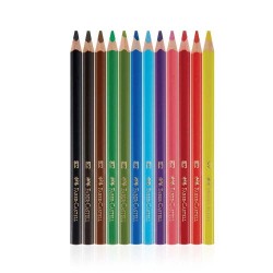 FABER BOYA KALEMİ JUMBO T.B.ÜÇGEN 12Lİ BEYAZ 116616