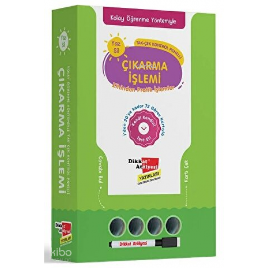 DİKKAT ATÖLYESİ /  YAZ SİL - ÇIKARMA İŞLEMİ (KUTU)