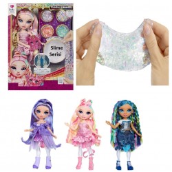 ADORE IRH122395 RH IŞILTILI GÖKKUŞAĞI SLİME MODA BEBEKLER ASORTİ 1