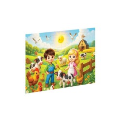 CA 3500 PUZZLE AHŞAP ÇİFTLİK HAYVANLARI