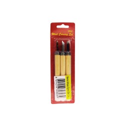 SAMUR AHŞAP OYMA 3LÜ SET