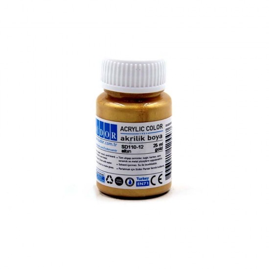 SÜDOR SD110-12 AKRİLİK BOYA 40ML ALTIN