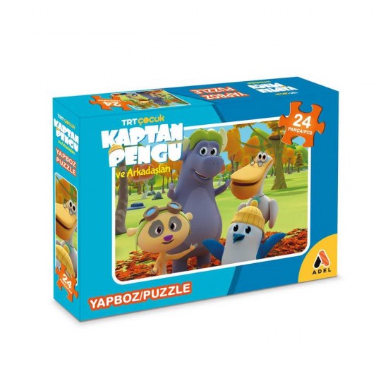 ADEL TRT ÇOCUK PUZZLE KAPTAN PENGU 24 PRÇ 000522