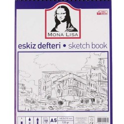 SÜDOR MN13-5 A5 SRT KPK MONA LİSA ESKİZ DEF 120GR 50YP