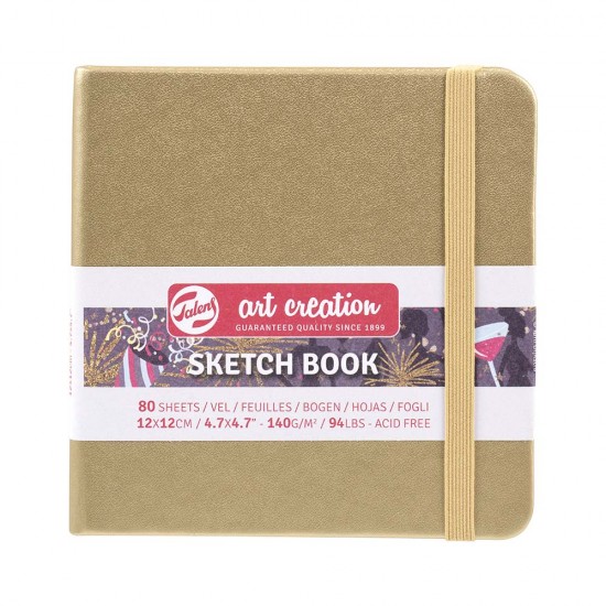 TALENS RT9314144M ART CREATION SKETCHBOOK 140GR 12X12 ALTIN
