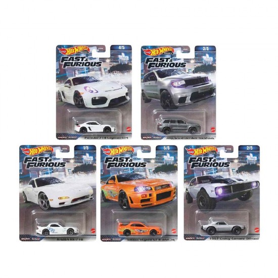 MATTEL HNW46 HOT WHEELS FAST&amp;FURİOUS PREMİUM ARABALAR