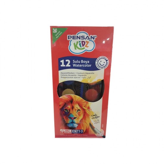 PENSAN 7003 KİDZ SULUBOYA 12Lİ
