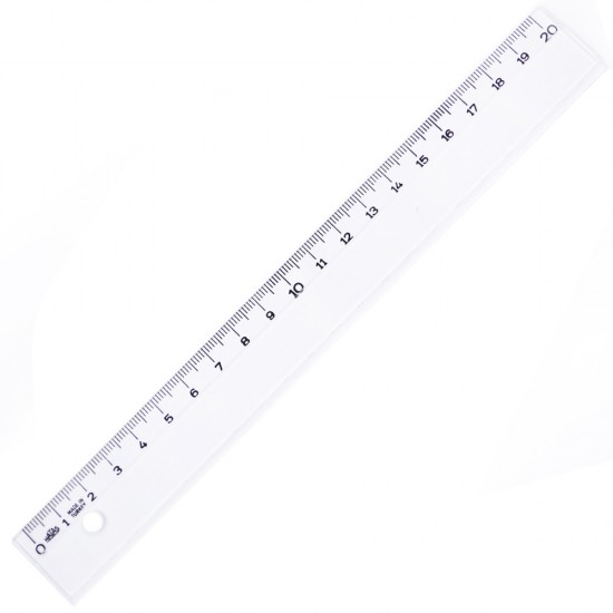 HATAS 0145 CETVEL PLASTİK NEON 20CM