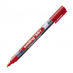 EDDİNG TAHTA KALEMİ 361-02 KIRMIZI