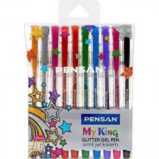 PENSAN 2227-10 MY KİNG JEL KALEM SİMLİ KALEM 6402 10LU PK