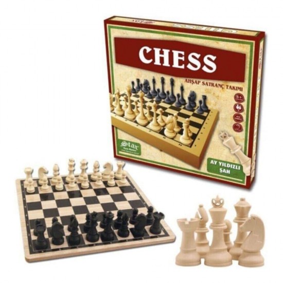 STAR 1050859 CHESS AHŞAP SATRANÇ
