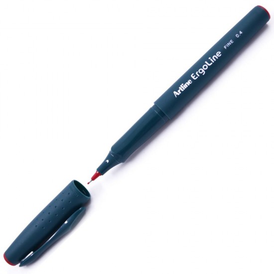 ARTLİNE 3400 ERGOLİNE KEÇELİ KALEM 04MM KIRMIZI