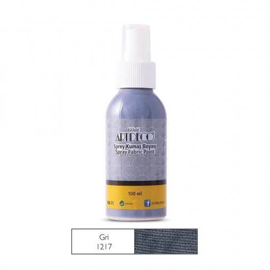 ARTDECO 010D-1217 SPREY KUMAŞ BOYASI 100ML GRİ