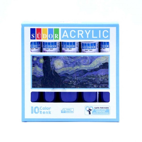 SÜDOR SD100-06 AKRİLİK BOYA 40ML PRUSYA MAVİ