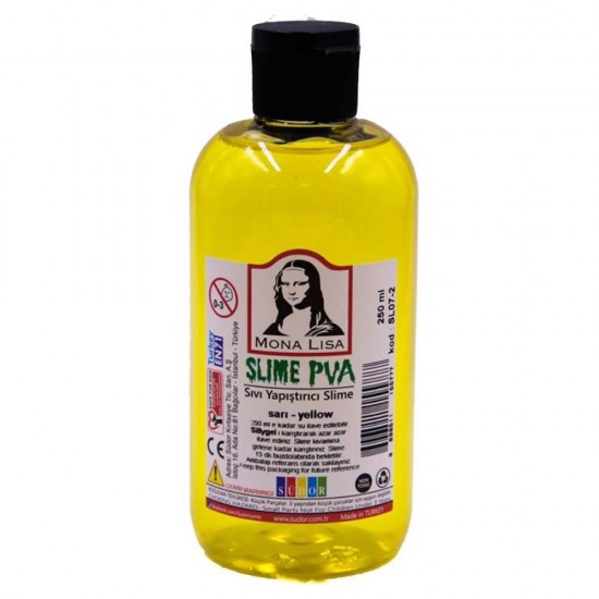 SÜDOR SL07-2 MONALİSA SLİME YAP.250ML SARI