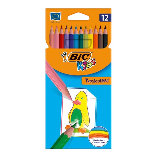 BİC TROPİCOLORS2 BOYA KALEMİ 12 RENK T.BOY 83256611