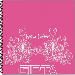 GIPTA 2076 RESİM DEFTERİ 17X24 SPİRALLİ PP KPK 25YP