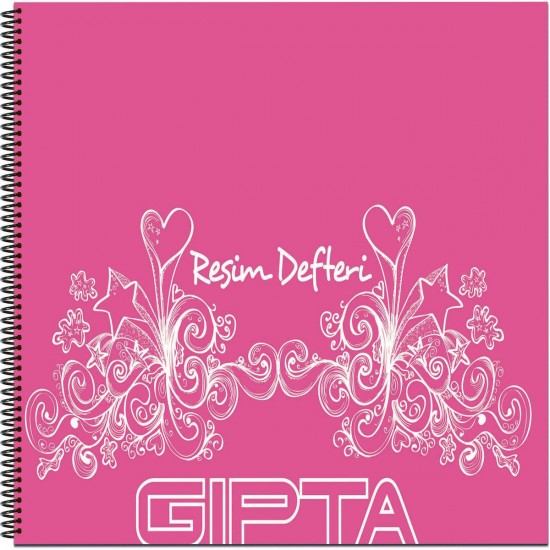 GIPTA 2076 RESİM DEFTERİ 17X24 SPİRALLİ PP KPK 25YP