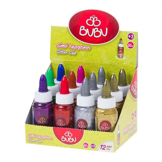 BU-BU SY0005 SİMLİ YAPIŞTIRICI 12Lİ MİX