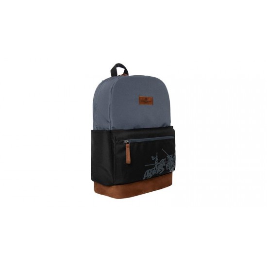 FABER SIRT ÇANTASI URBAN GRİ-SİYAH 000096