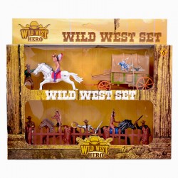 SUNMAN 77125 WES-KOVBOY OYN.SET KIZILDERİLİ/AT ARA