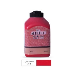 ARTDECO 070L-3675 AKRİLİK BOYA 500ML ÇİLEK KIRMIZI