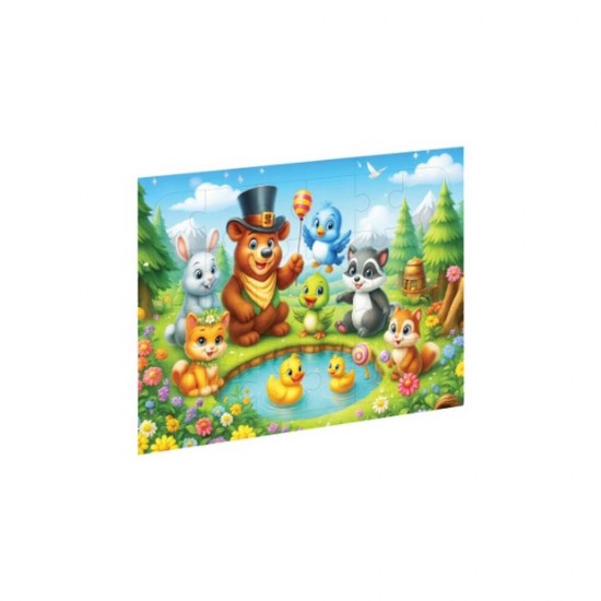 CA 3508 PUZZLE AHŞAP SEVİMLİ HAYVANLAR