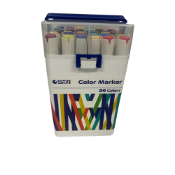 STA 910336 ÇİFT UÇLU ALKOL BAZLI MARKÖR 36LI SET