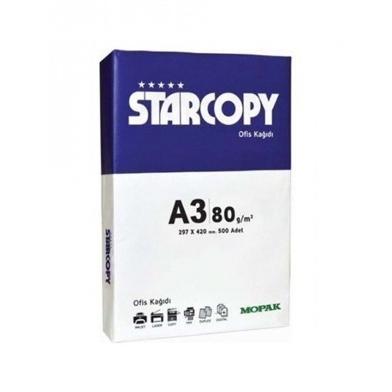 MOPAK FOTOKOPİ KAĞIDI 80GR A3 STARCOPY