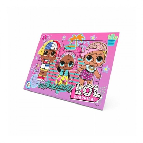 UTKU LAÇO CK7863 FRAME PUZZLE 24PRÇ BERRY BIG CITY