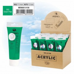 MARİES MRMAR0156 815 503 AKRİLİK BOYA 75ML GREEN PALE