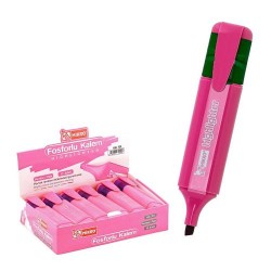 MİKRO MK701P FOSFORLU KALEM PEMBE