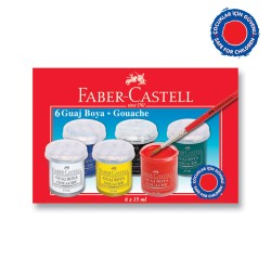 FABER GUAJ BOYA 6 RENK ŞİŞE 160400