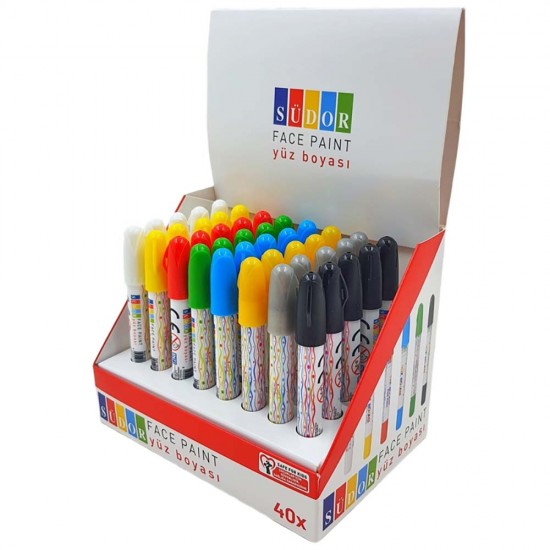 SÜDOR YB20 YÜZ BOYASI 40LI STAND