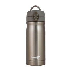 TRENDİX U1800-SK ÇELİK MATARA 350ML SÜT KAHVE