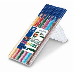 STAEDTLER 323-SB6CS2 TRIPLS CLR KEÇLİ KLM 6LI NATU