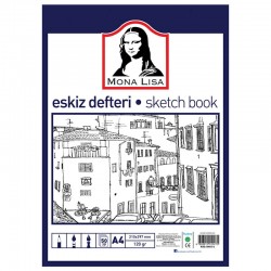 SÜDOR BN05-4 A4 SRT KPK MONA LİSA ESKİZ DEF 120GR 50YP