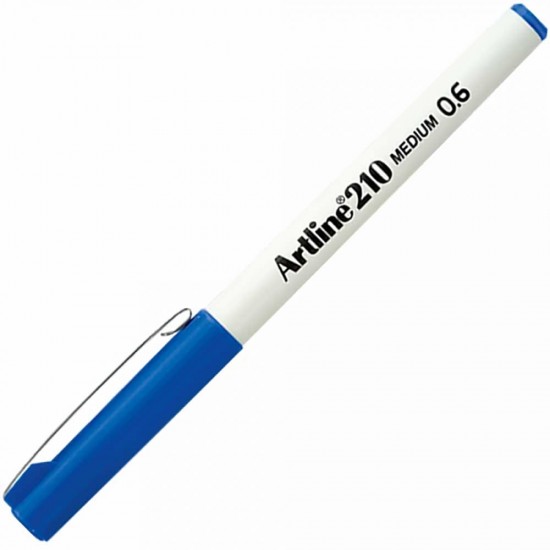 ARTLİNE 210N KEÇE UÇLU YAZI KALEMİ 06MM A.MAVİ