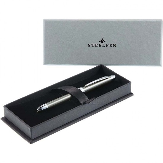 STEELPEN 430-7 TÜKENMEZ KALEM 3 FONKSİYONLU DUMAN