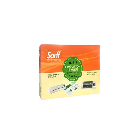 SARFF 15309026 PARLAK LAMİNANT FİLMİ 85X115 150MİC