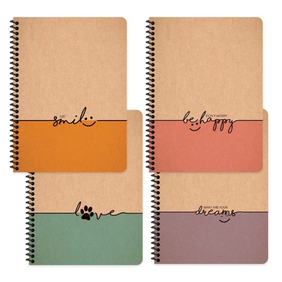 KESKİN 411672-99 17X24 80YP KARELİ KRAFT WORDS SPR KRTN KPK DEF