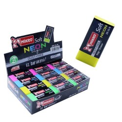 MİKRO 2B-24N SOFT SİLGİ NEON 24LÜ KT