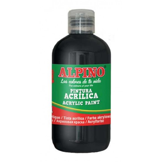 ALPİNO DV-033 AKRİLİK BOYA 250ML SİYAH