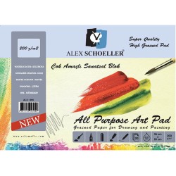 ALEX ALX-892 RESİM DEFTERİ 35X50 SPİRALLİ 200GR 15YP