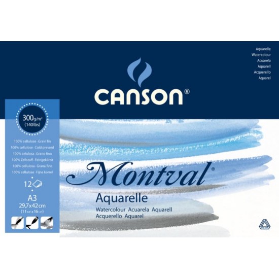 CANSON C200807320 MONTVAL SULUBOYA BLOK A3 300GR