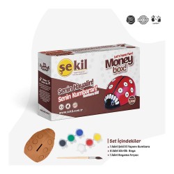 ŞEKİL SERAMİK UĞUR BÖCEĞİ KUMBARA SETİ