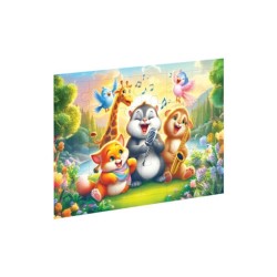 CA 3504 PUZZLE AHŞAP NEŞELİ DOSTLAR