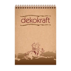 KESKİN 144000 BLOKNOT DEKOKRAFT SPİRALLİ A4 100YP DÜZ