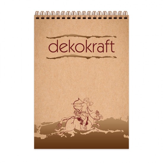KESKİN 144000 BLOKNOT DEKOKRAFT SPİRALLİ A4 100YP DÜZ