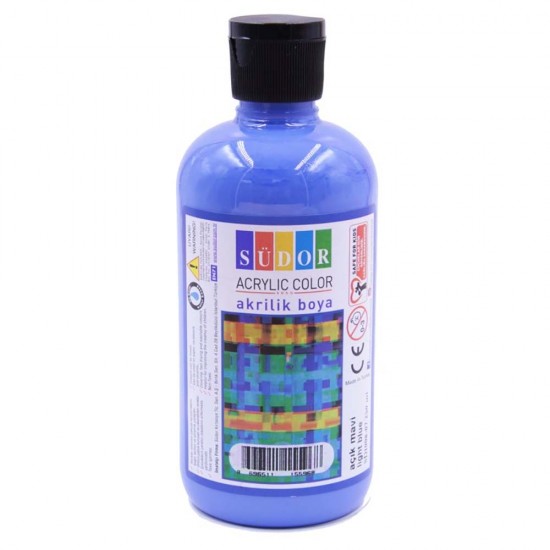 SÜDOR SD1008-07 AKRİLİK 250ML AÇIK MAVİ